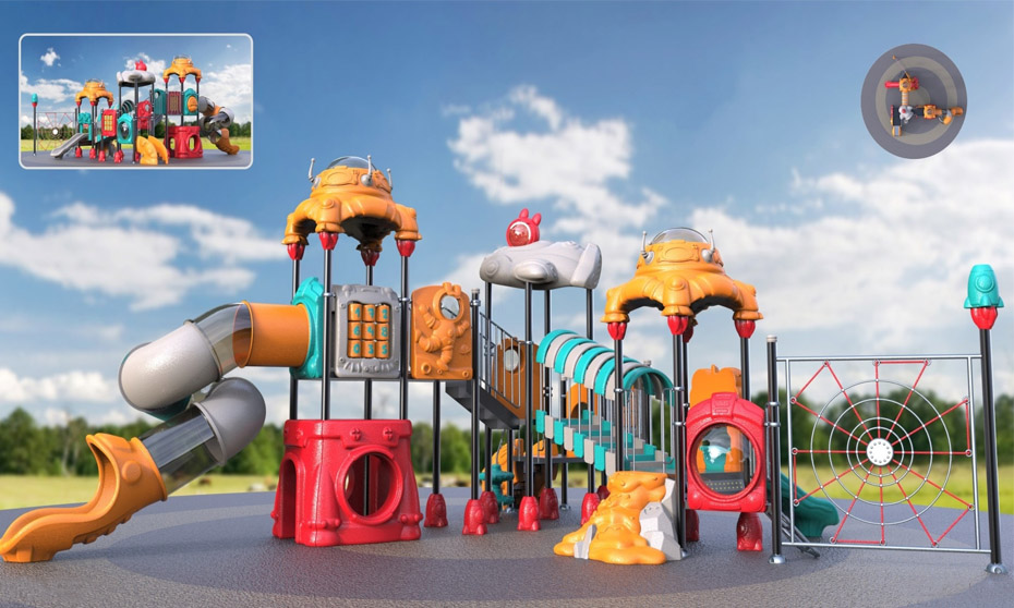 兒童滑梯星際宇宙YH-6J08A