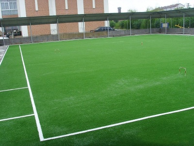 新疆五家渠市第三小學(xué)人造草足球場_戶外運動地面案例_廣東