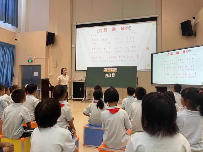 大涌鎮旗北小學開展音樂專家指導活動