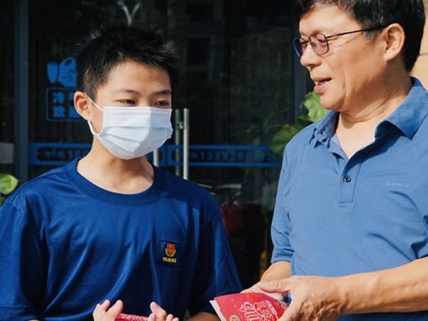 坦洲鎮“消防小衛士”國慶上崗