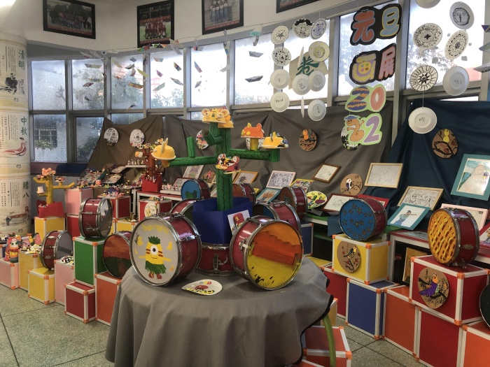 繪畫展風采，墨香慶元旦