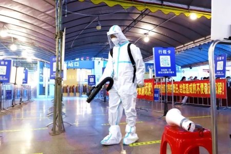 小欖鎮舉行新冠肺炎疫情應急處置實操演練