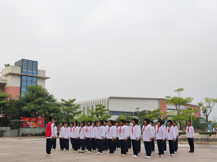 颯爽英姿展風采，隊列隊形顯聚力