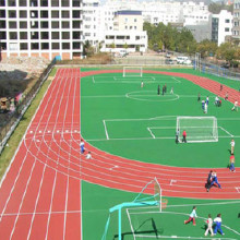 厚冠環保型塑膠跑道施工價格 室外塑膠跑道 貴州綏陽聚氨酯塑膠跑道廠家直營