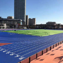 邢臺塑膠跑道 中學塑膠跑道 塑膠跑道廠家 自結紋塑膠跑道施工