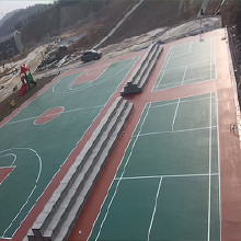 懸浮拼裝地板 場地鋪設器材 塑膠跑道材料生產廠家-湖南優冠體育材料有限公司，塑膠跑道，塑膠球場