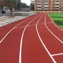 厚冠12mm透氣跑道施工價格 自結紋塑膠跑道廠家 江西吉水黑顆粒塑膠跑道