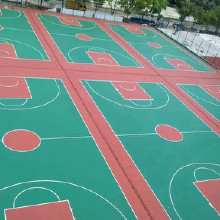 富海支持定制塑膠跑道地坪 混合型環保跑道 混合型塑膠跑道