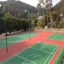 籃球場塑膠跑道 預制型塑膠跑道 校園塑膠跑道施工  滄州利宸專注體育