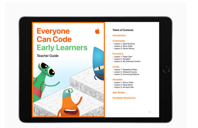 蘋果為小學生推出編程指南，編程熱再掀波瀾？