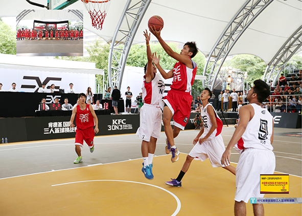 安速球場案例:  KFC肯德基國際三人籃球挑戰賽