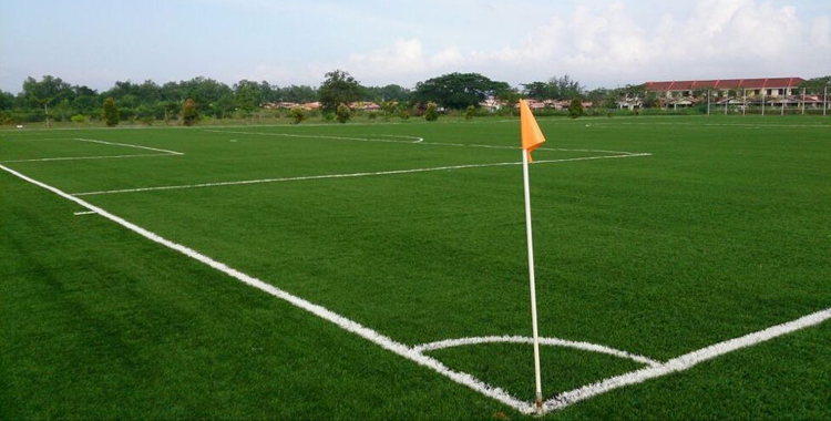 人造草運動場地使用標識和涂漆