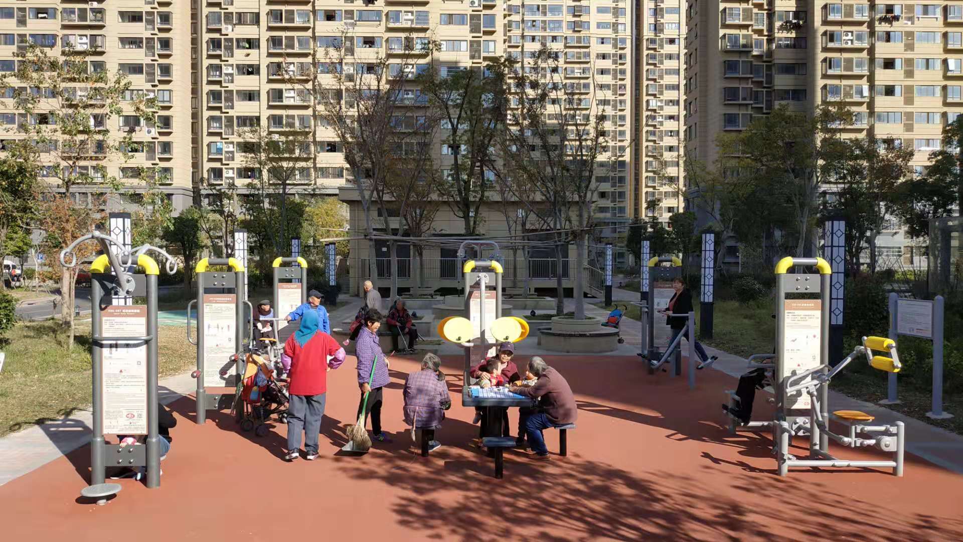 四團鎮欣悅居委錦港三期市民益智健身苑點