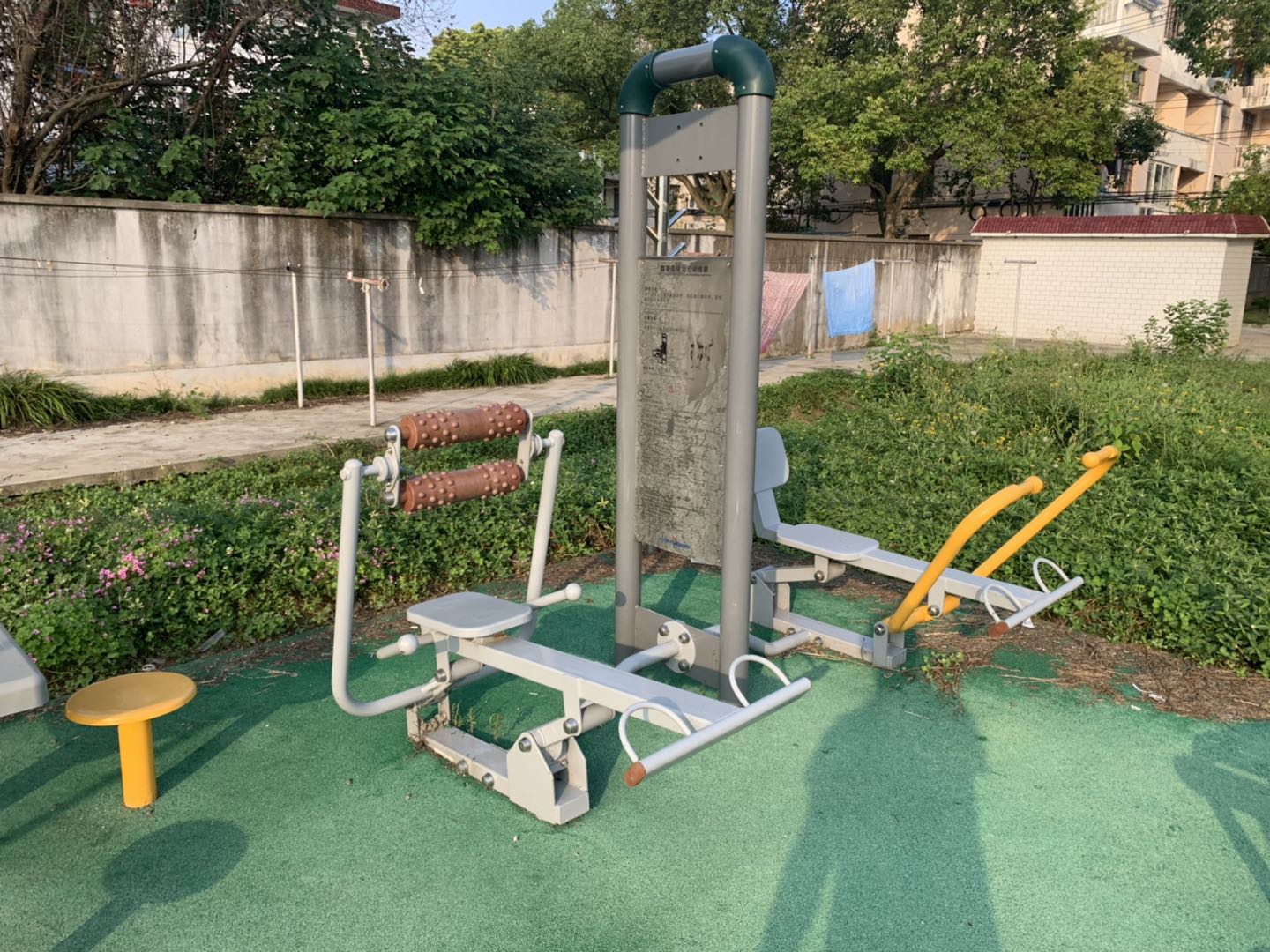 腹背屈伸/劃船訓練器