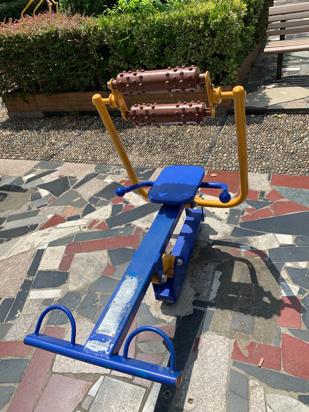 腹背屈伸/劃船訓練器