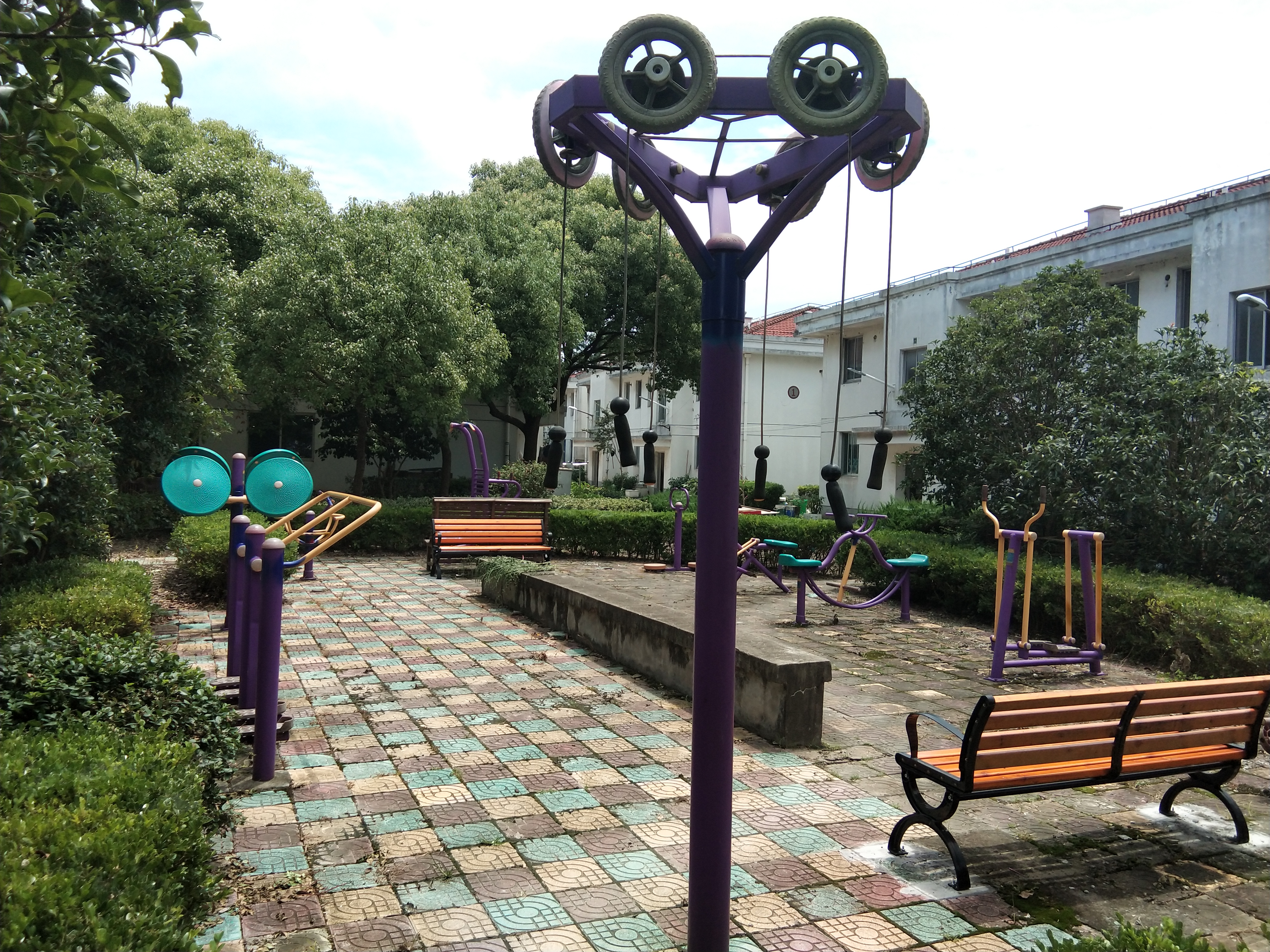 奉城鎮塘外晨曦院市民益智健身苑點