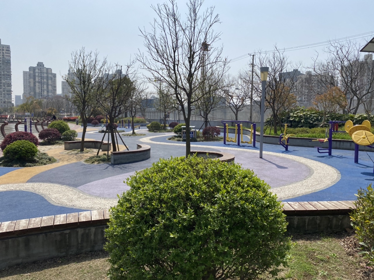 楊樹浦港濱河健身點