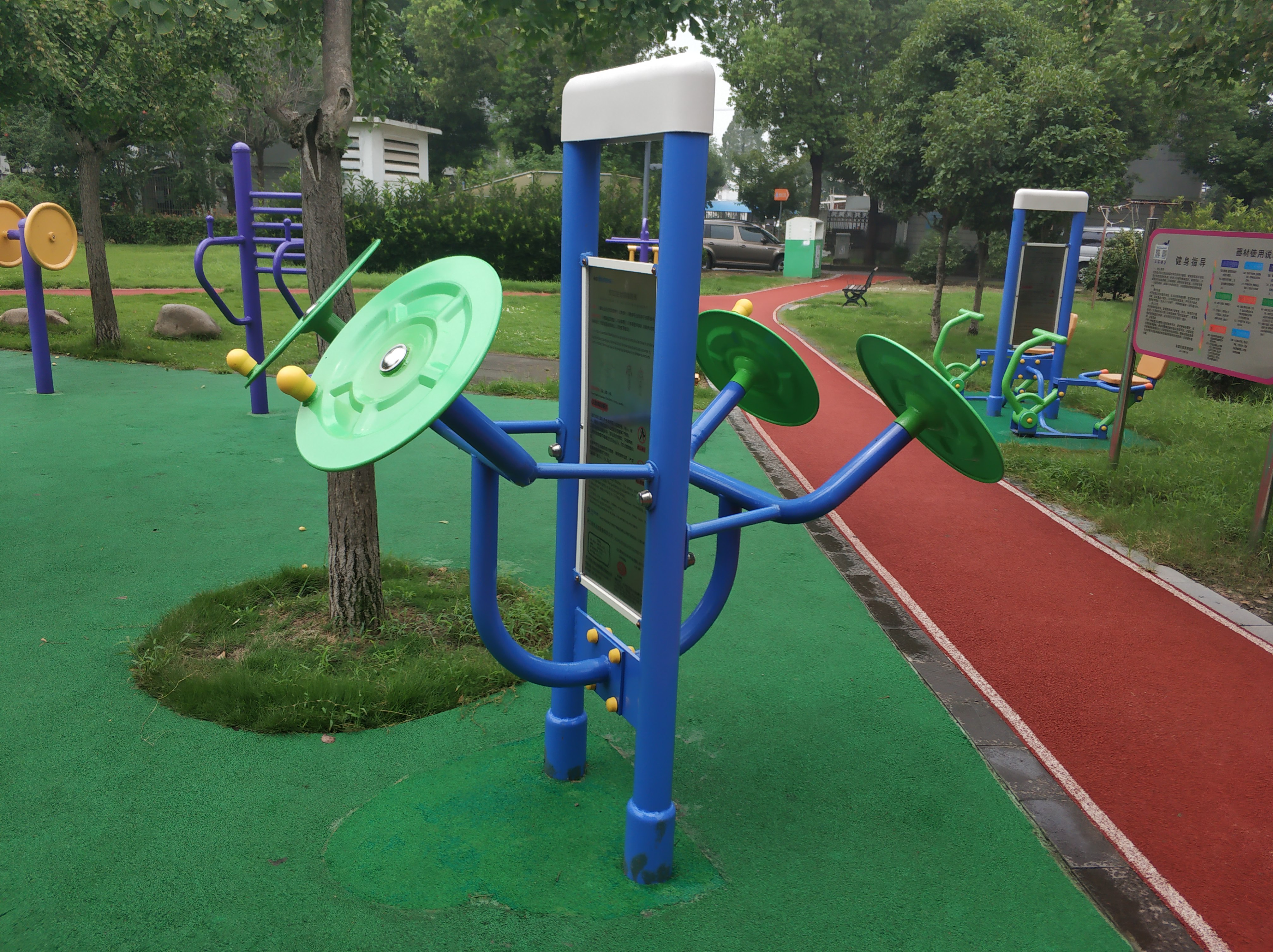 雙立柱太極揉推器 雙立柱太極揉推器