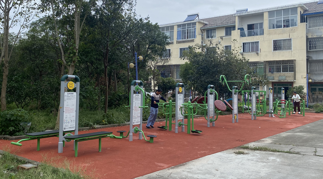 頭橋集團東新市村頭橋中心小區市民益智健身苑點