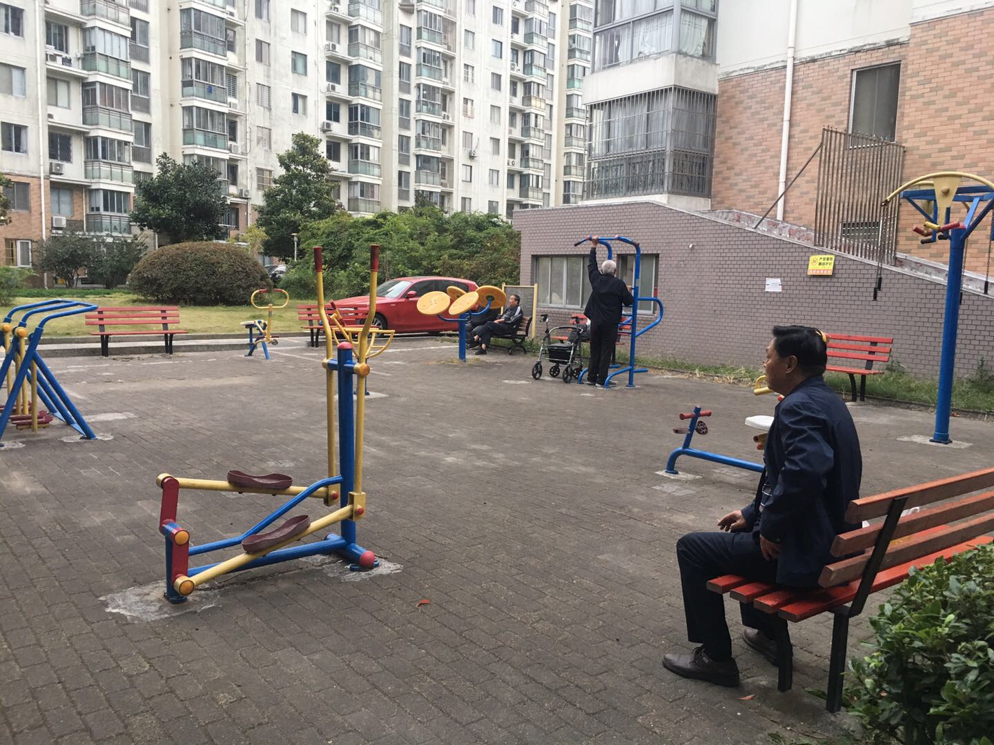 黃山新城小區健身點