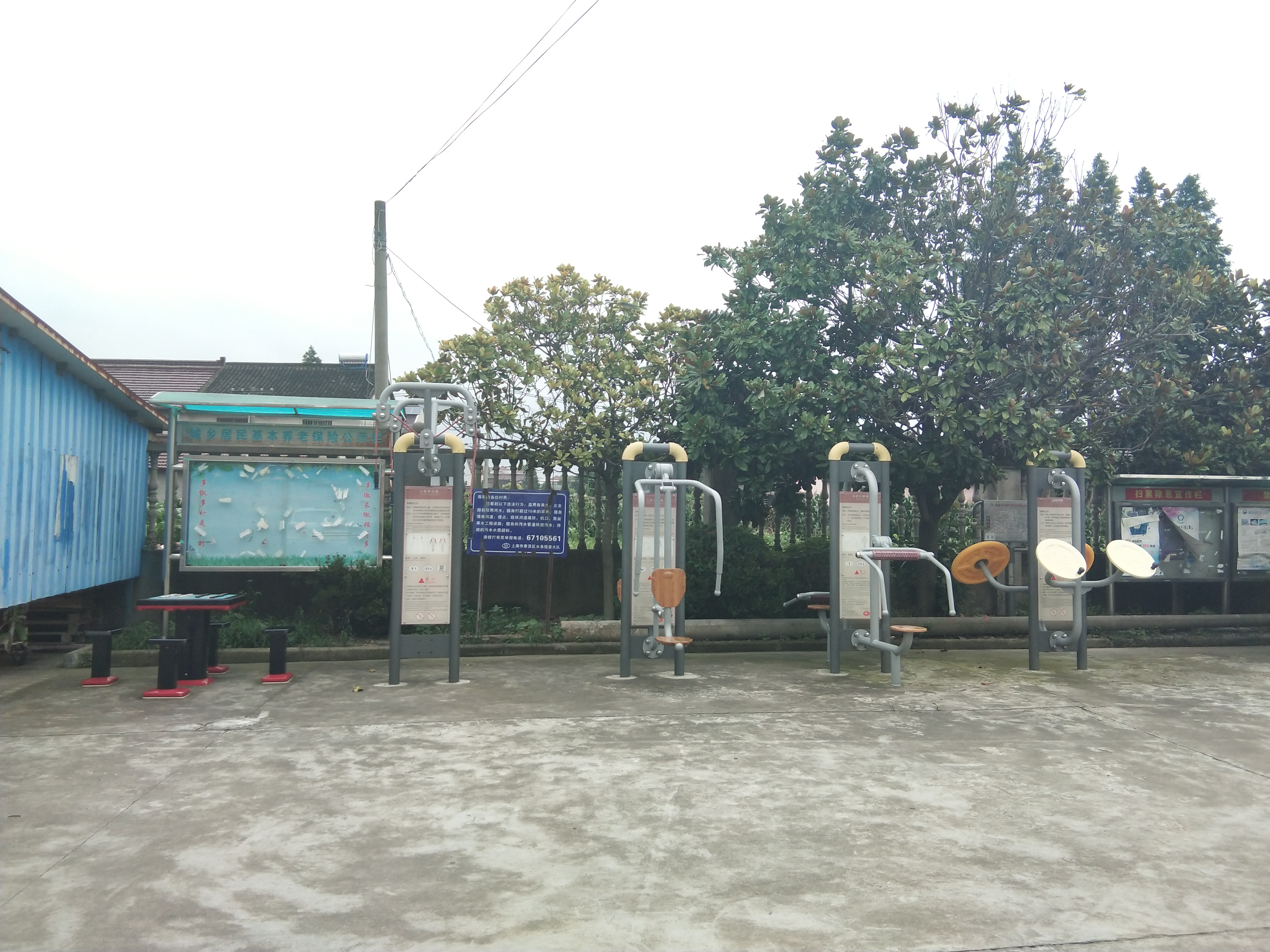 奉城鎮洪廟村市民益智健身苑點