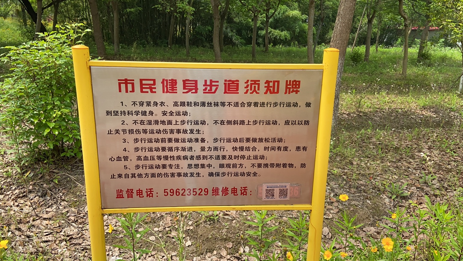 豎新鎮(zhèn)惠民村玉蘭公園健身步道