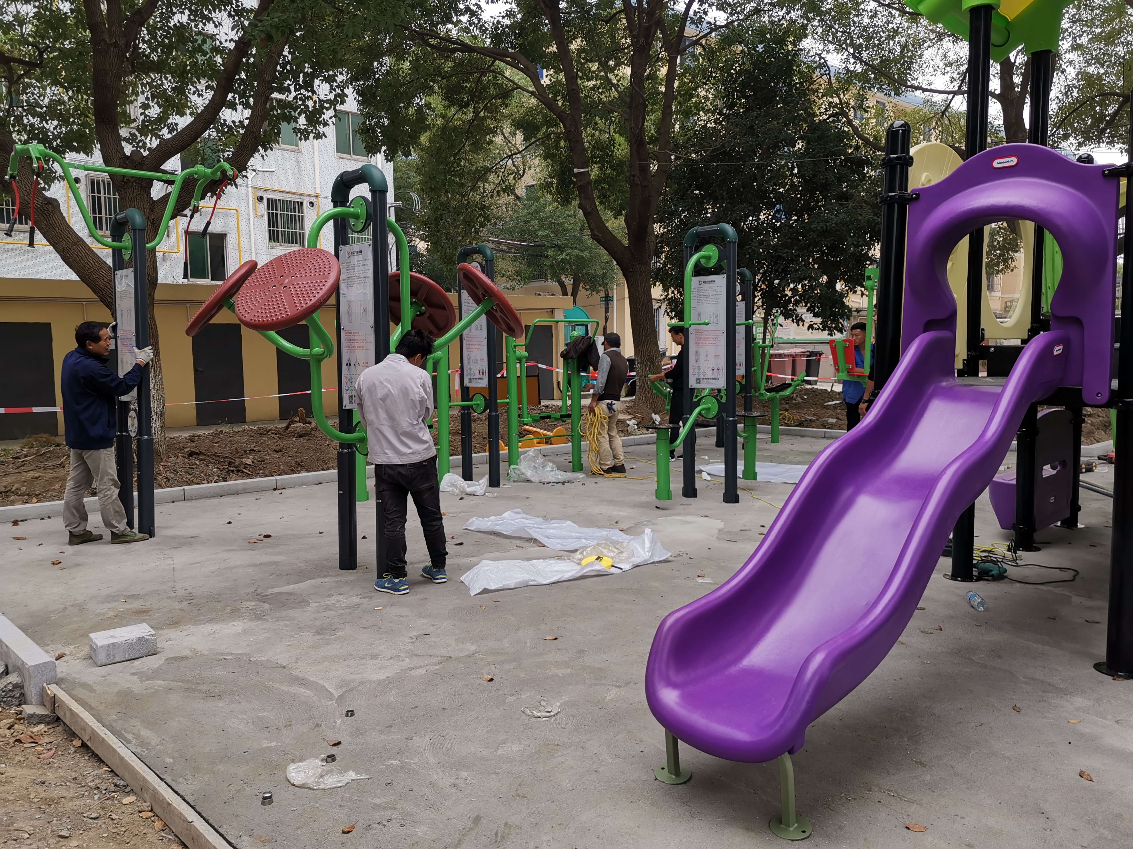 胡橋花苑一區市民益智健身苑點