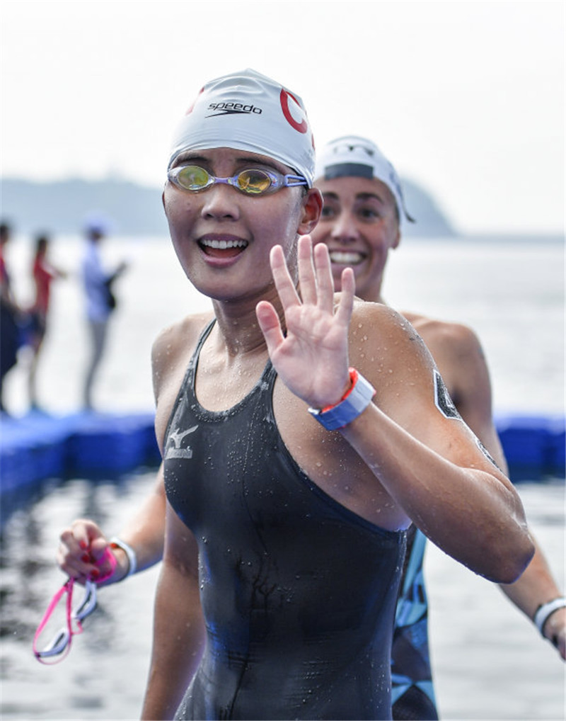 辛鑫拼下公開水域首金期望東京再創(chuàng)歷史