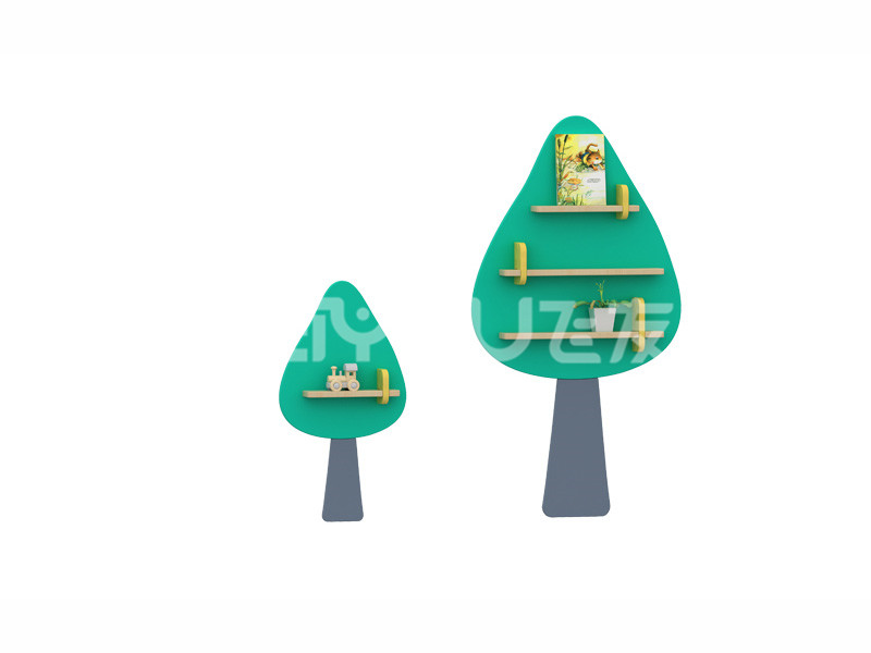 學習多功能組合柜墻面裝飾架-008