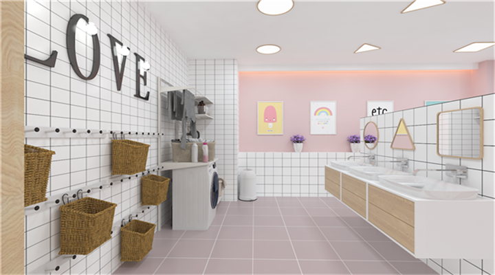 南方幼兒園室內整體設計：現代幼兒園教室