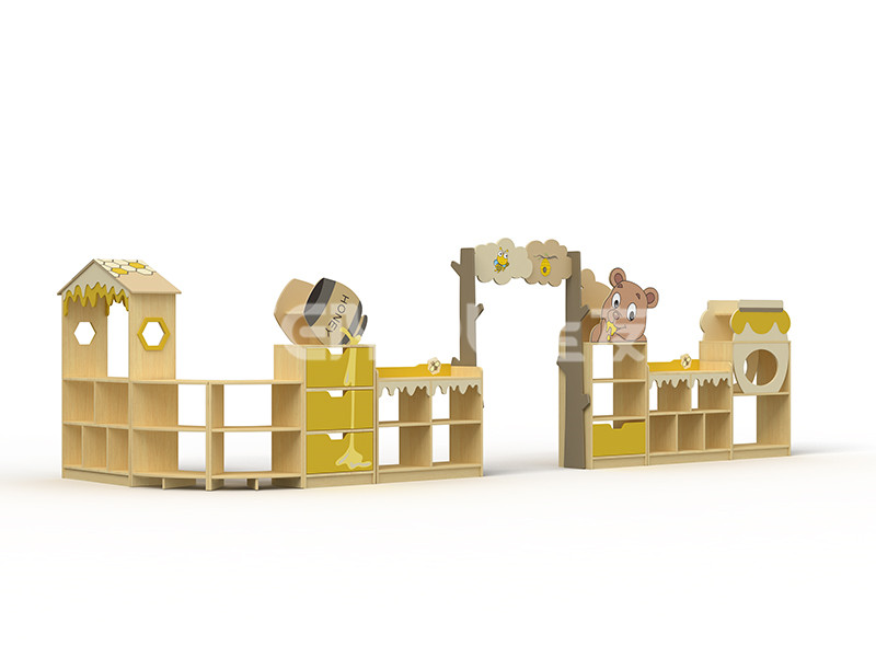 寶寶學習互動卡通組合柜-007