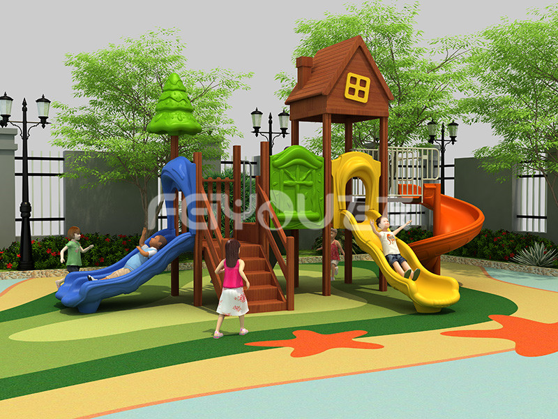 木質組合滑梯-014