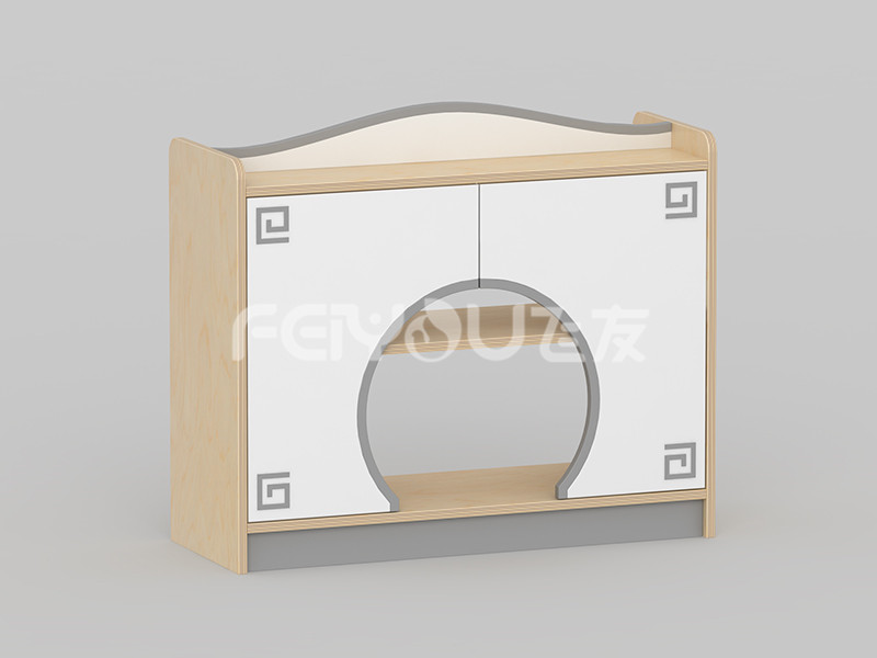 學習互動江南復古玩具柜-005