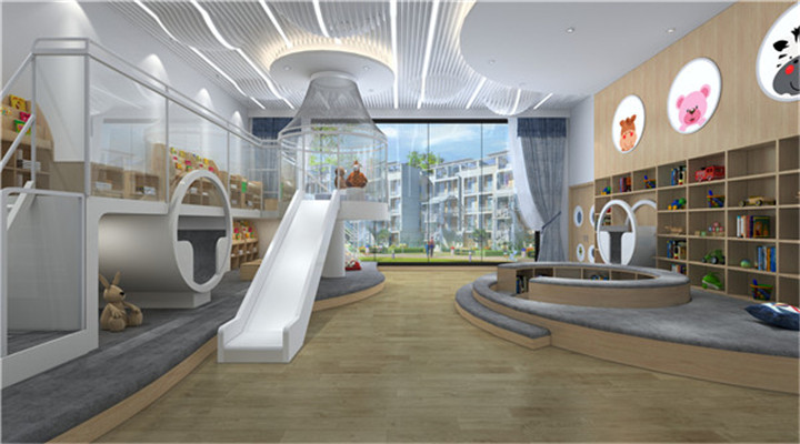 南方幼兒園室內整體設計：閱讀室