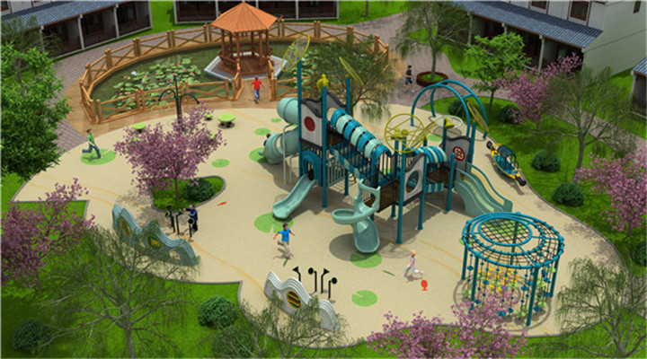 南方戶外兒童游樂設施整體設計方案之三