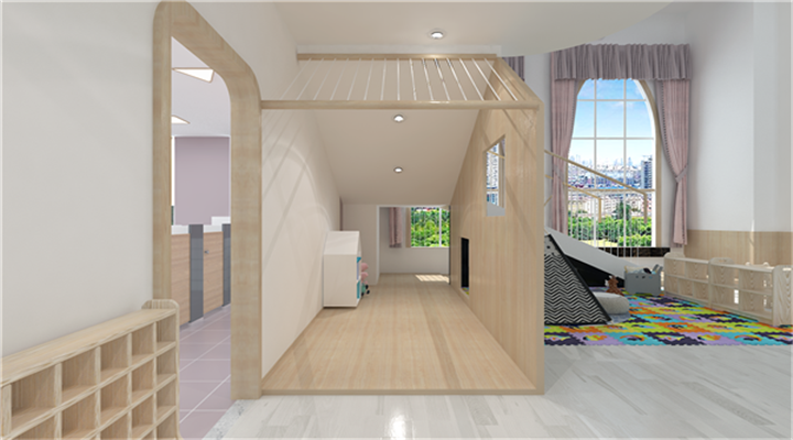 南方幼兒園室內整體設計：現代幼兒園教室