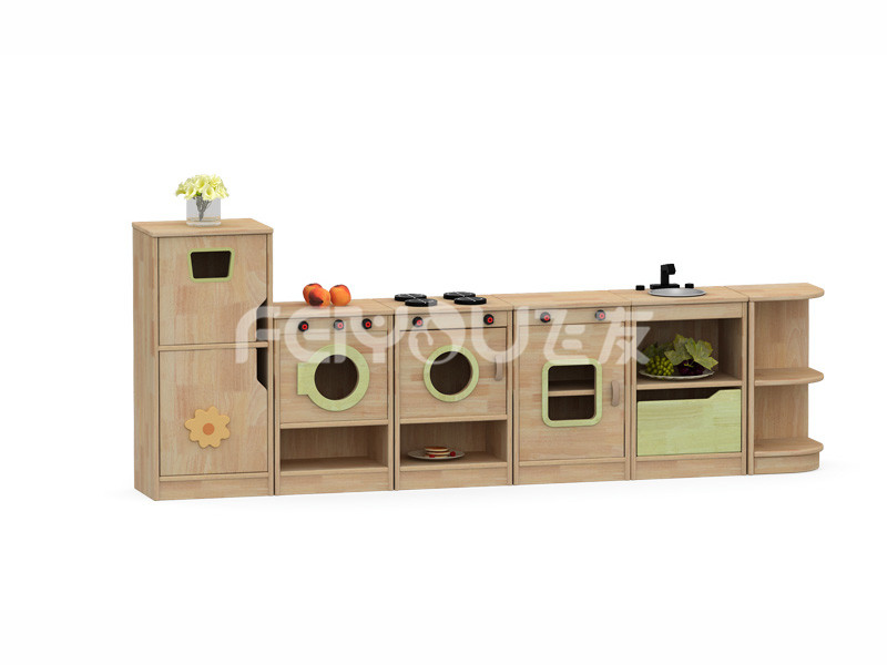 學習互動角色扮演兒童組合柜-021