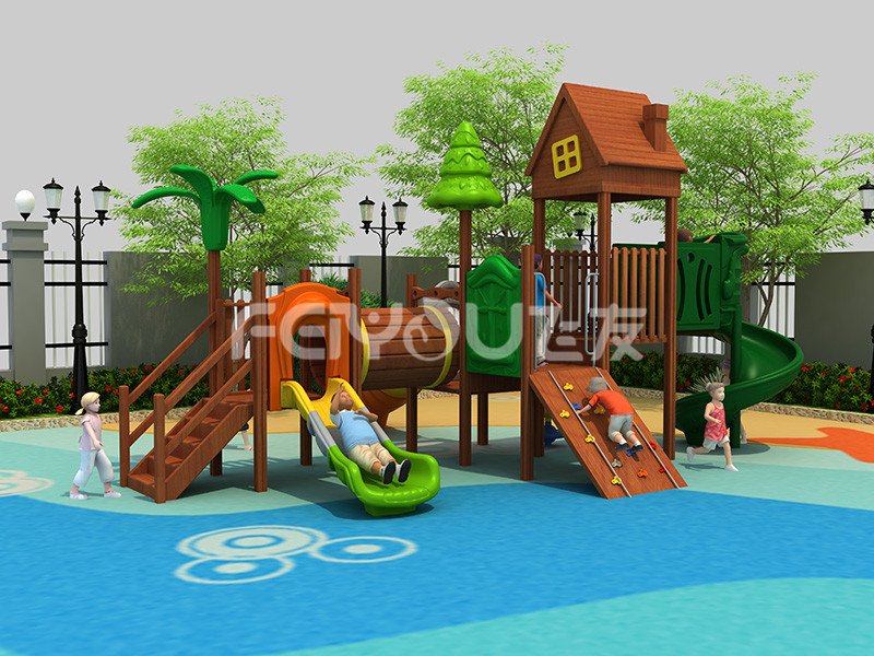 木質組合滑梯-020