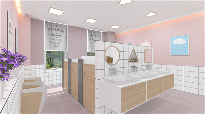 南方幼兒園室內整體設計：現代幼兒園教室