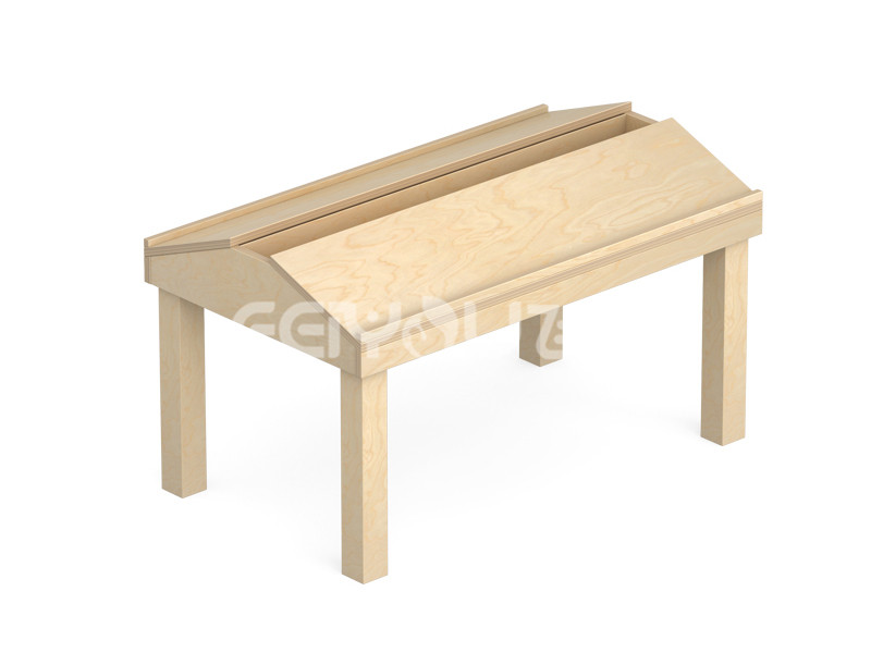 閱讀桌兒童實木書架學習書架-014