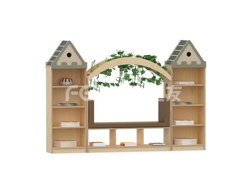 楓木多功能組合柜閱讀區角柜-001