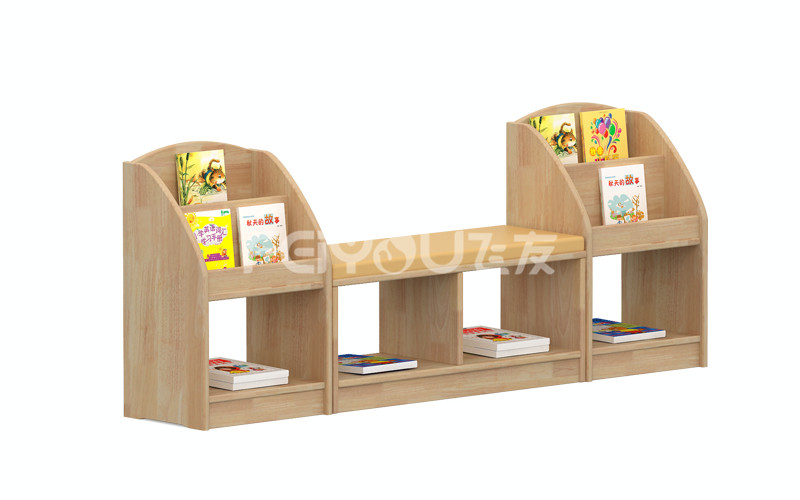 幼兒園實木家具環(huán)保水性漆寶寶多功能學(xué)習(xí)互動組合書架 (2).jpg