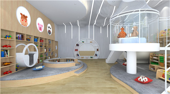 南方幼兒園室內整體設計：閱讀室