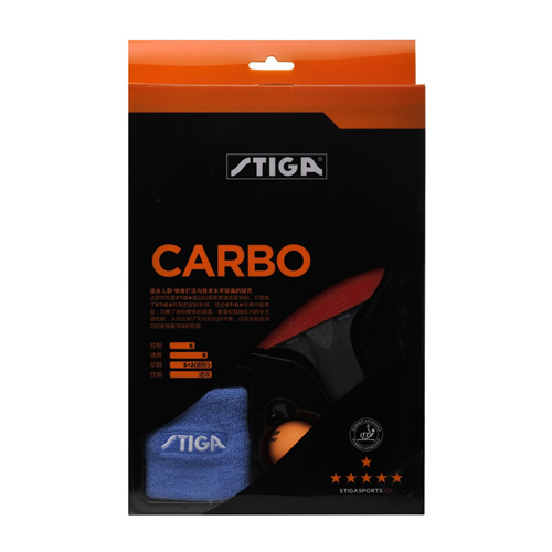 斯蒂卡CARBO六星專業乒乓球拍