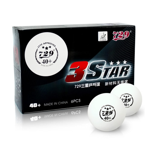 友誼729 40+三星乒乓球(黑標經典款)