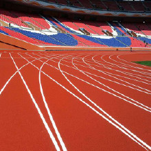 自結紋理型塑膠跑道  環保塑膠跑道