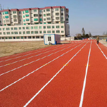 學校綠色環保復合型塑膠跑道 廠家直銷塑膠跑道材料 運動場館體育操場田徑運動跑道 塑膠跑道