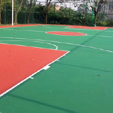 天津紅橋區戶外籃球場施工廠家硅PU球場設計翻新