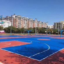 供應 劍橋體育球場 運動場地坪材料 硅pu球場 彩色球場地面、運動場地施工、籃球場材料、硅PU球場地面材料