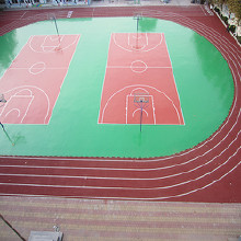 塑膠跑道尺寸,塑膠跑道材料廠家-湖南優冠體育材料有限公司,塑膠跑道材料，塑膠球場材料，人造草坪，硅pu